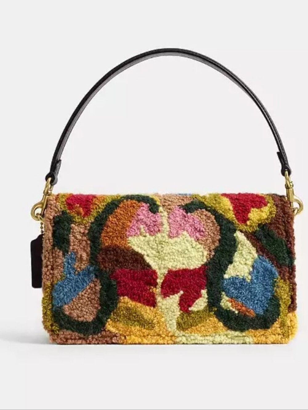 Coach Multicolor Tabby Heart Patch Shoulder Bag - Picture 2 of 10
